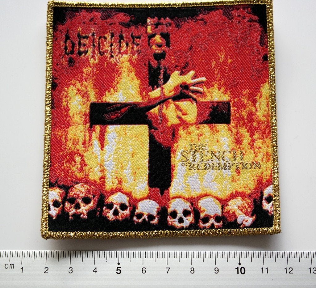 Deicide stench of redemption patch d124 ltd edition goud, Ophalen of Verzenden, Nieuw, Kleding
