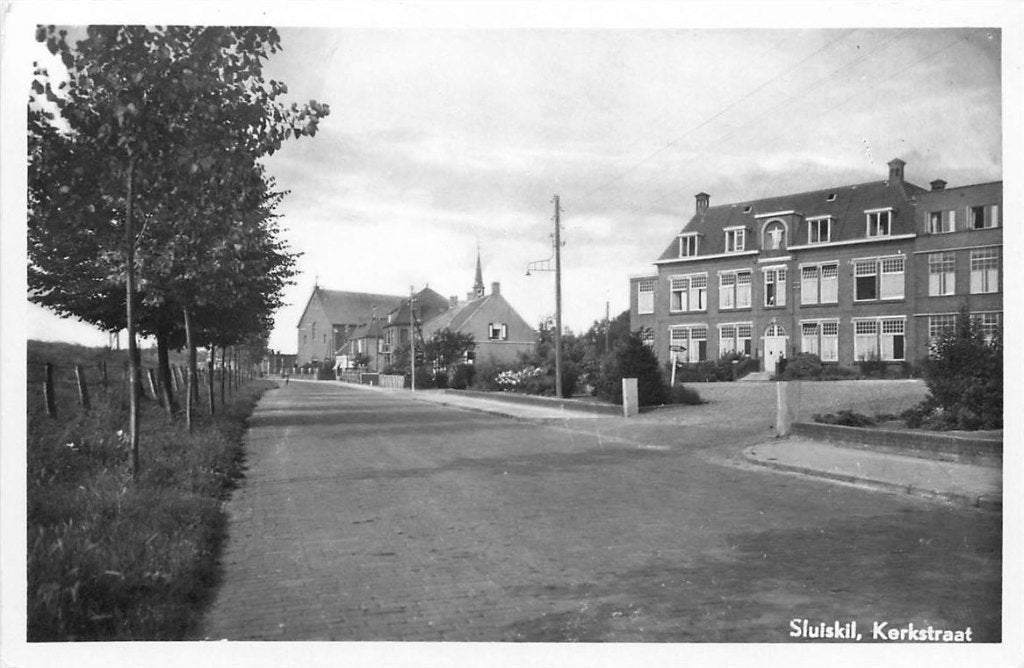 378-361-047 Sluiskil Kerkstraat, Verzamelen, Ansichtkaarten | Nederland, Verzenden, Voor 1920, Zeeland