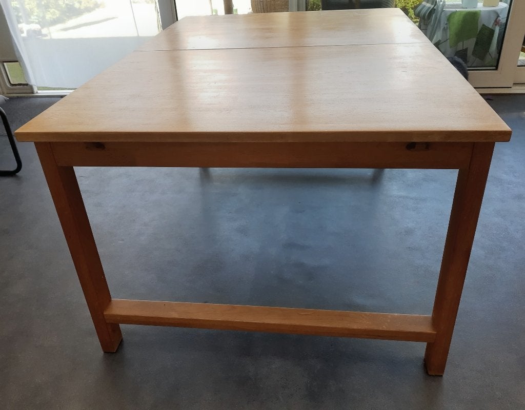 eettafel, Ophalen, Gebruikt, 100 tot 150 cm, Eikenhout