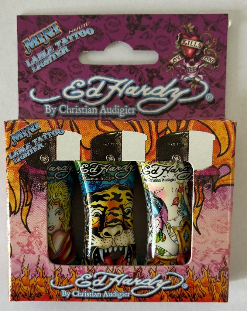 Ed Hardy Vintage aanstekers, Verzenden, Nieuw, Aansteker