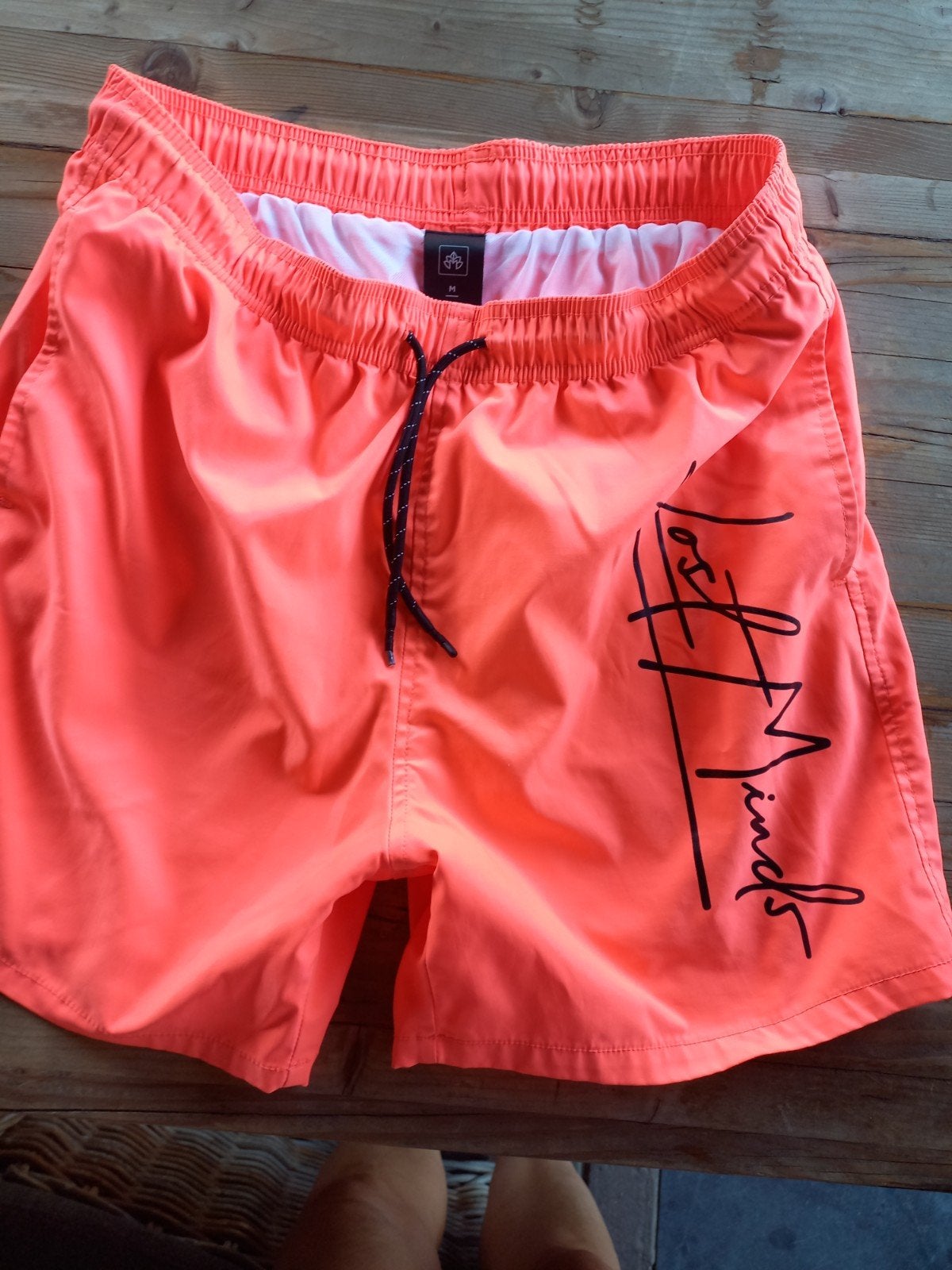 Lost Minds Zwemshort - Neon Oranje Maat M zwembroek, Kleding | Heren, Badmode en Zwemkleding, Maat 48/50 (M), Ophalen of Verzenden