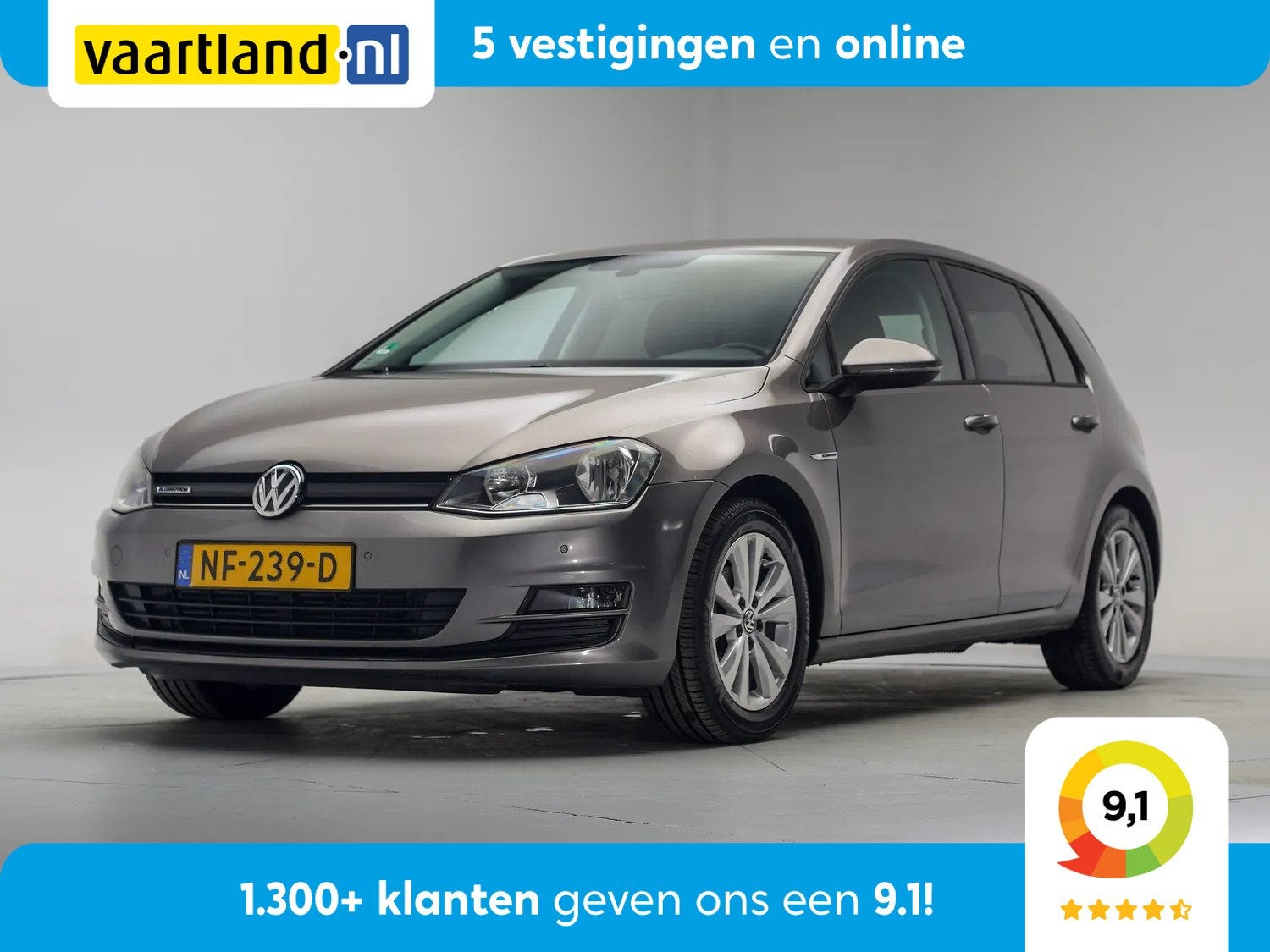 Volkswagen Golf 1.0 TSI Comfortline [ Navi Apple/Android Cli, Auto's, Gebruikt, 116 pk, 49 €/maand, Origineel Nederlands