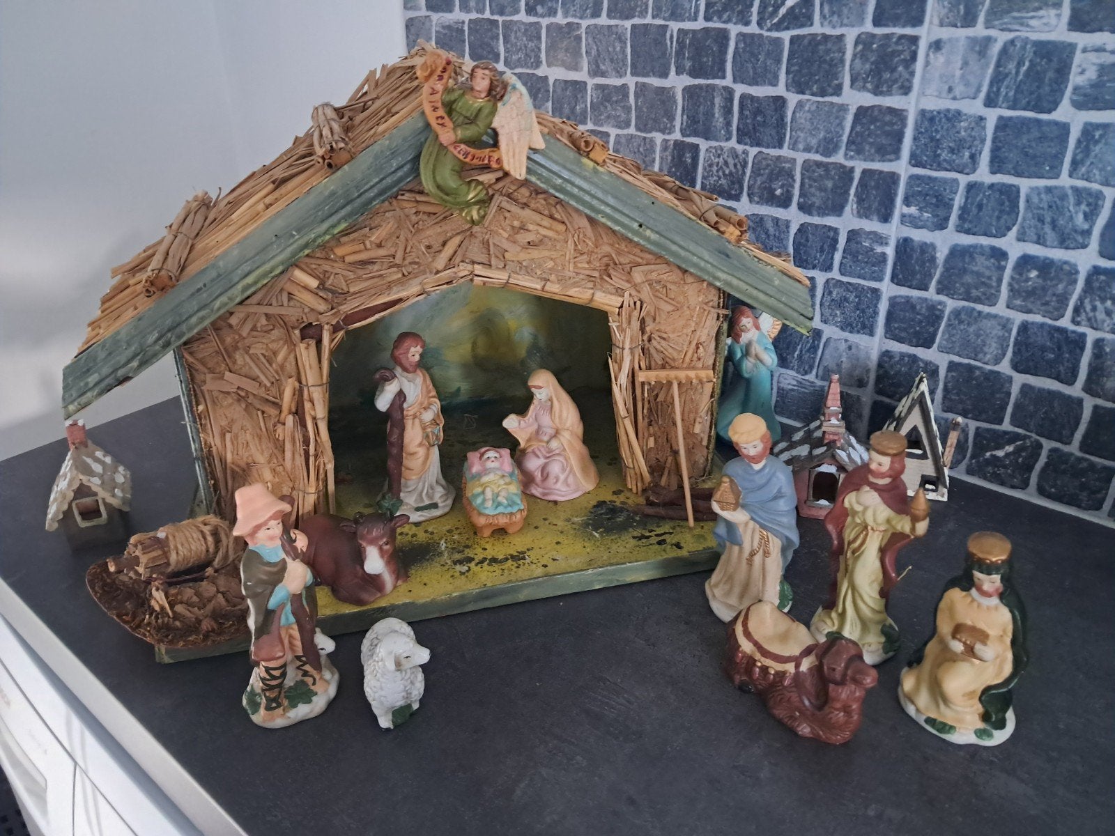 Kerststal, Ophalen, Gebruikt