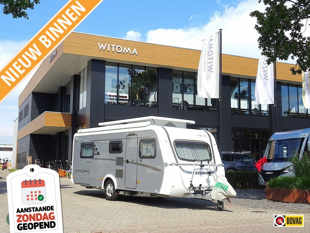 Eriba Feeling 442 ZONDAG 11 OKT OPEN HUIS, Fietsenrek, Standaardzit, Bedrijf, Tot en met 3