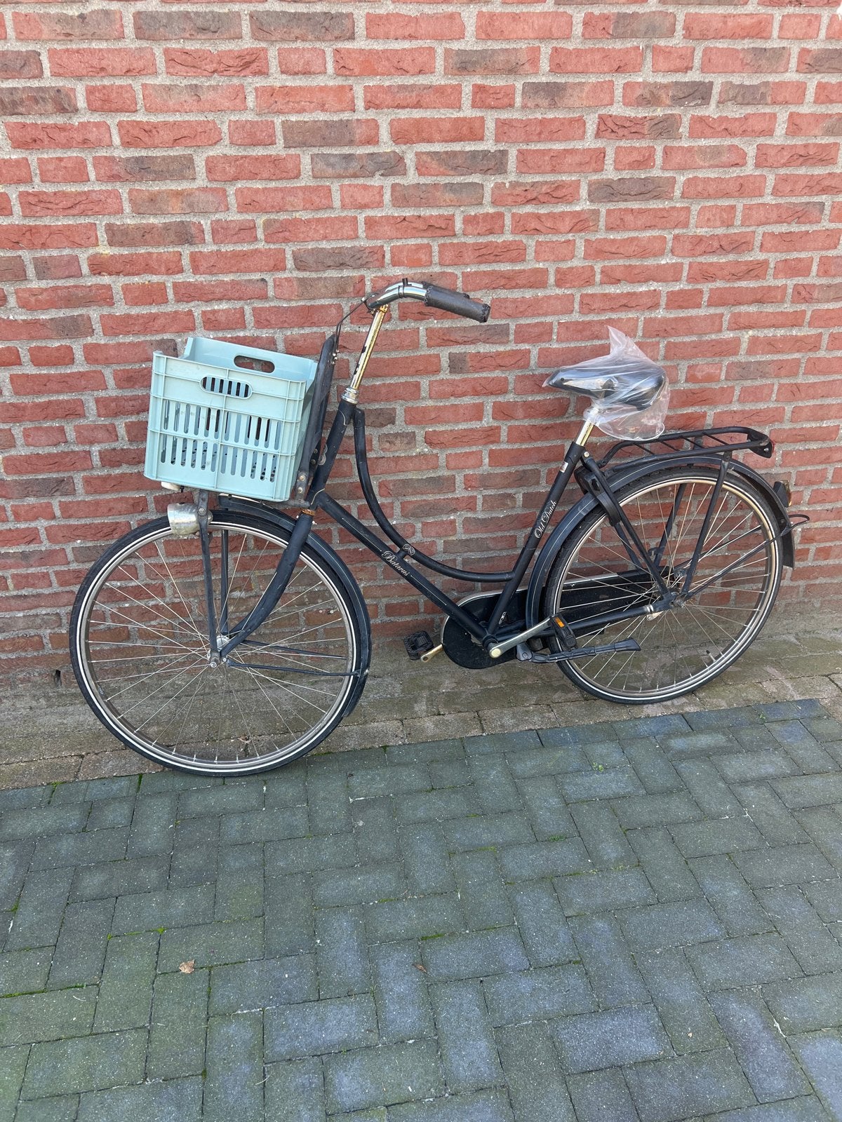 Gazelle Damesfiets - Gebruikt, met mandje, Ophalen, Terugtraprem, Gazelle, 53 tot 56 cm