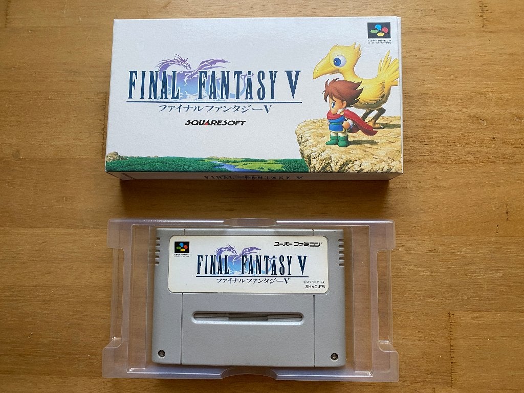 final fantasy V super famicom, Spelcomputers en Games, 1 speler, Ophalen of Verzenden, Zo goed als nieuw, Vanaf 3 jaar
