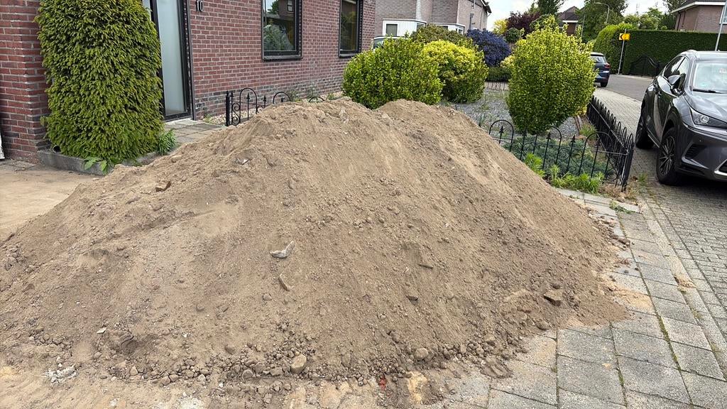Gratis zand/grond, Tuin en Terras, Zand, Ophalen, Gebruikt, Ophoogzand