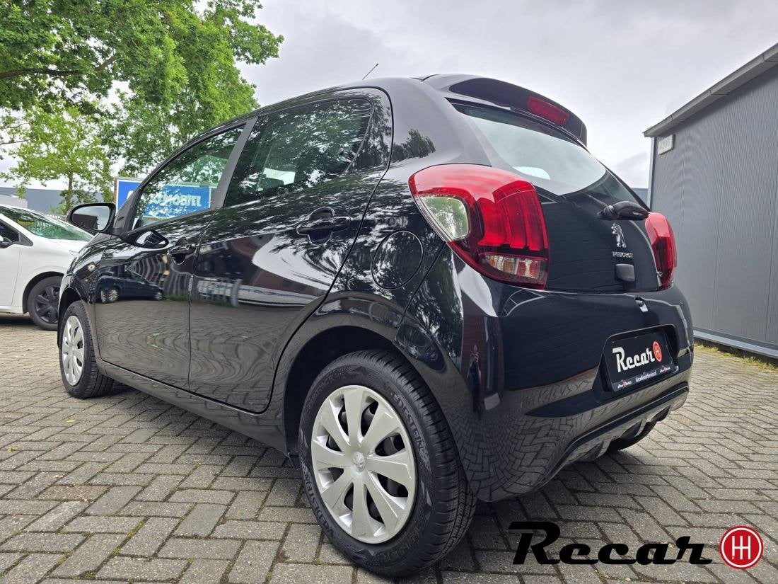 Peugeot 108 - 1.0 e-VTi Active TOP!/Airco/5Deurs/GoedOh., Euro 5, Gebruikt, Start-stop-systeem, Zwart