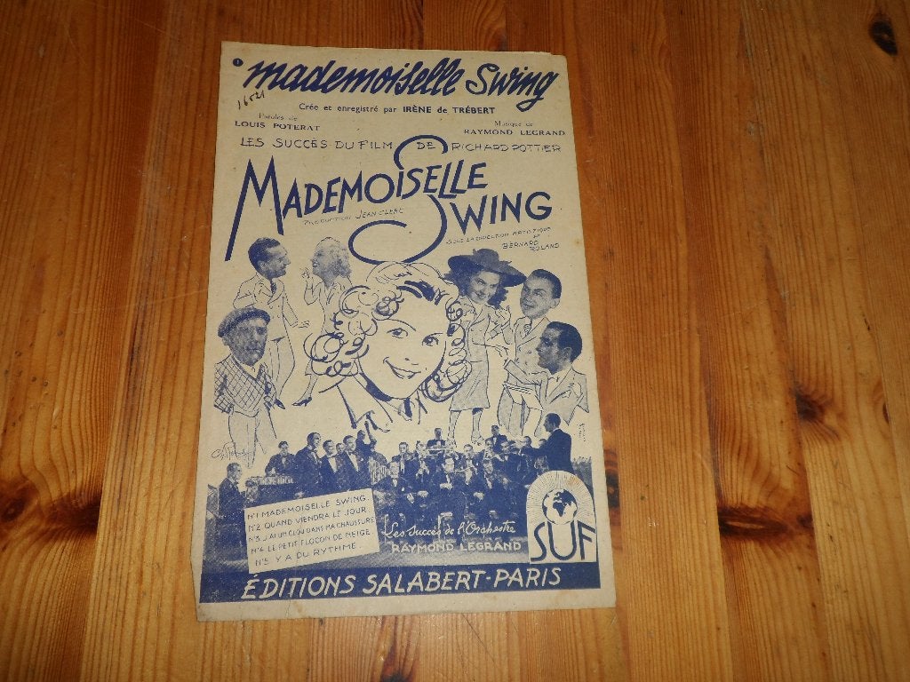 Legrand / poterat - mademoiselle swing, Muziek en Instrumenten, Bladmuziek, Ophalen of Verzenden, Artiest of Componist, Populair