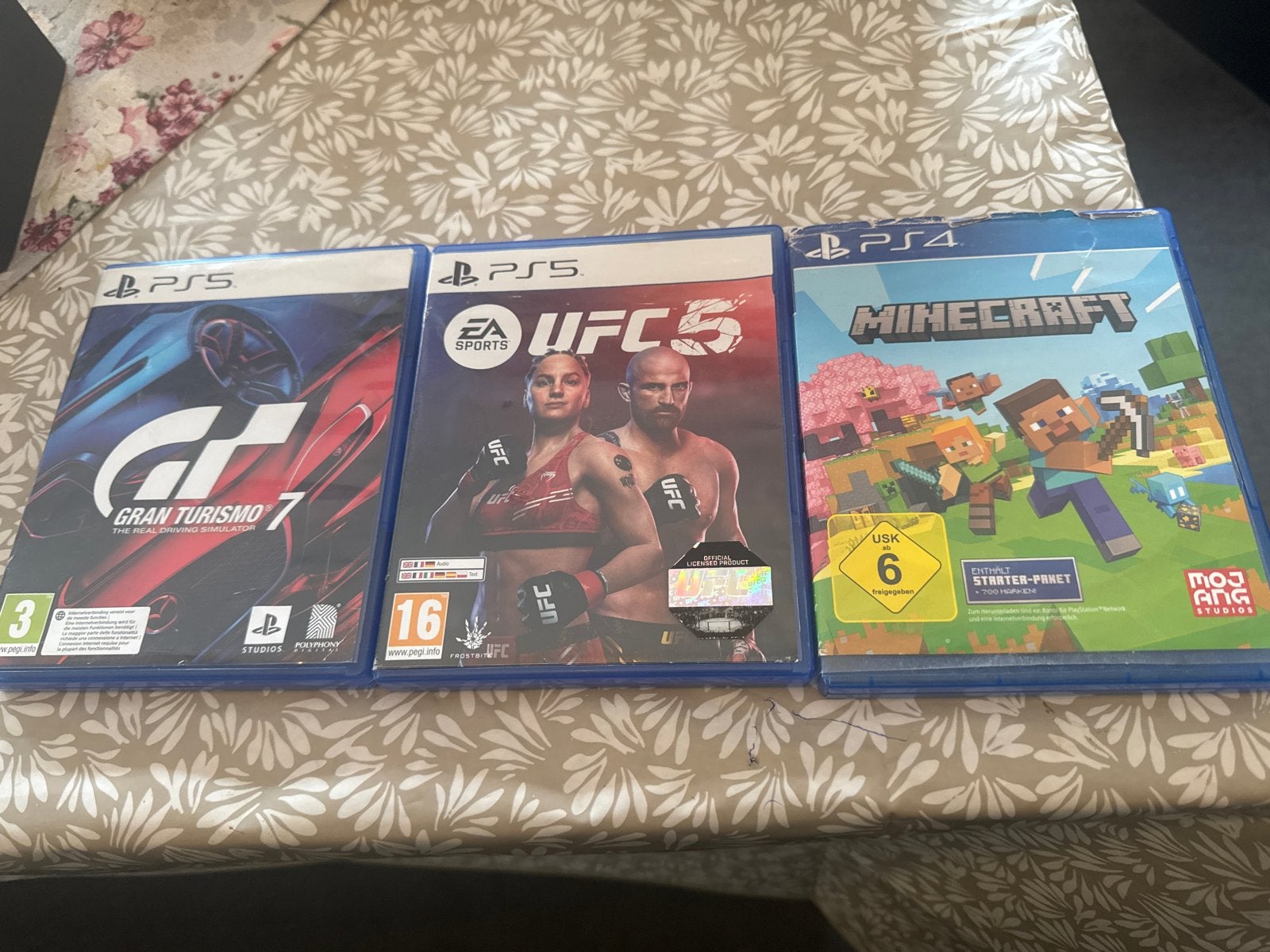 PS5/PS4 Games: Gran Turismo 7, UFC 5, Minecraft, Verzenden, Overige genres, Eén computer, Zo goed als nieuw