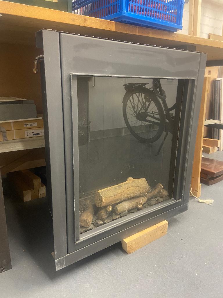 Gaskachel, Huis en Inrichting, Kachels, Ophalen, Gebruikt, Gas, Inbouw