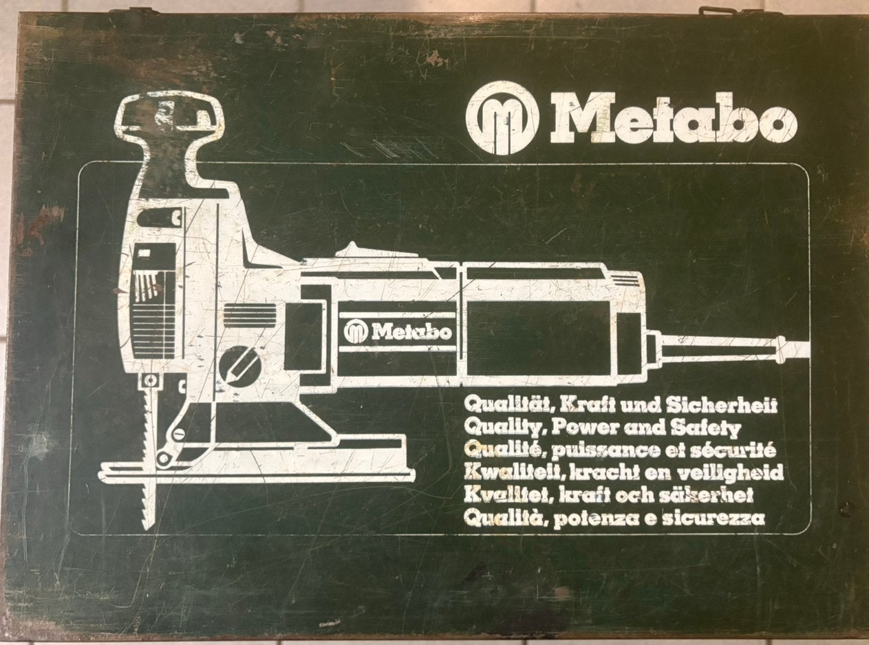 Metabo pendel decoupeerzaag 500w E562 electronisch regelbaar, Ophalen, Minder dan 600 watt, Decoupeerzaag, 30 tot 70 mm