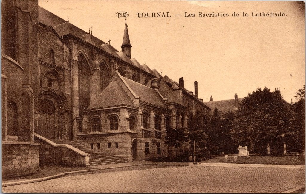 Tournai Doornik België - 9 antieke postkaarten Carte Postale, Ophalen of Verzenden, Voor 1920, Gelopen, Henegouwen