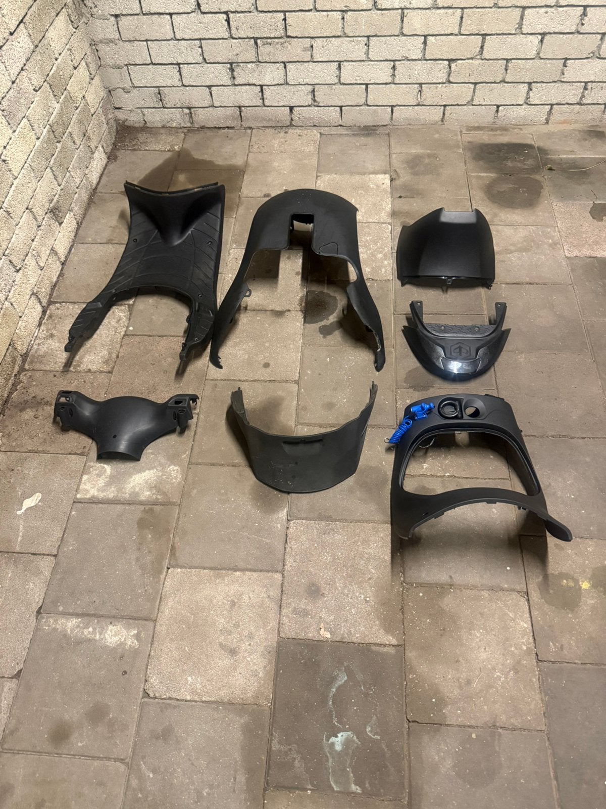 Zip binnenkappenset, koso, killswitch, sp bougie, sp spoiler, Ophalen, Nieuw, Kap, Piaggio