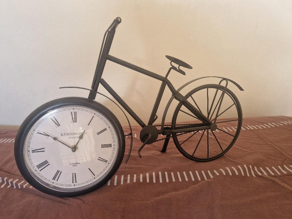 Klok (fiets) - GRATIS, Ophalen of Verzenden, Zo goed als nieuw, Analoog, Staande klok