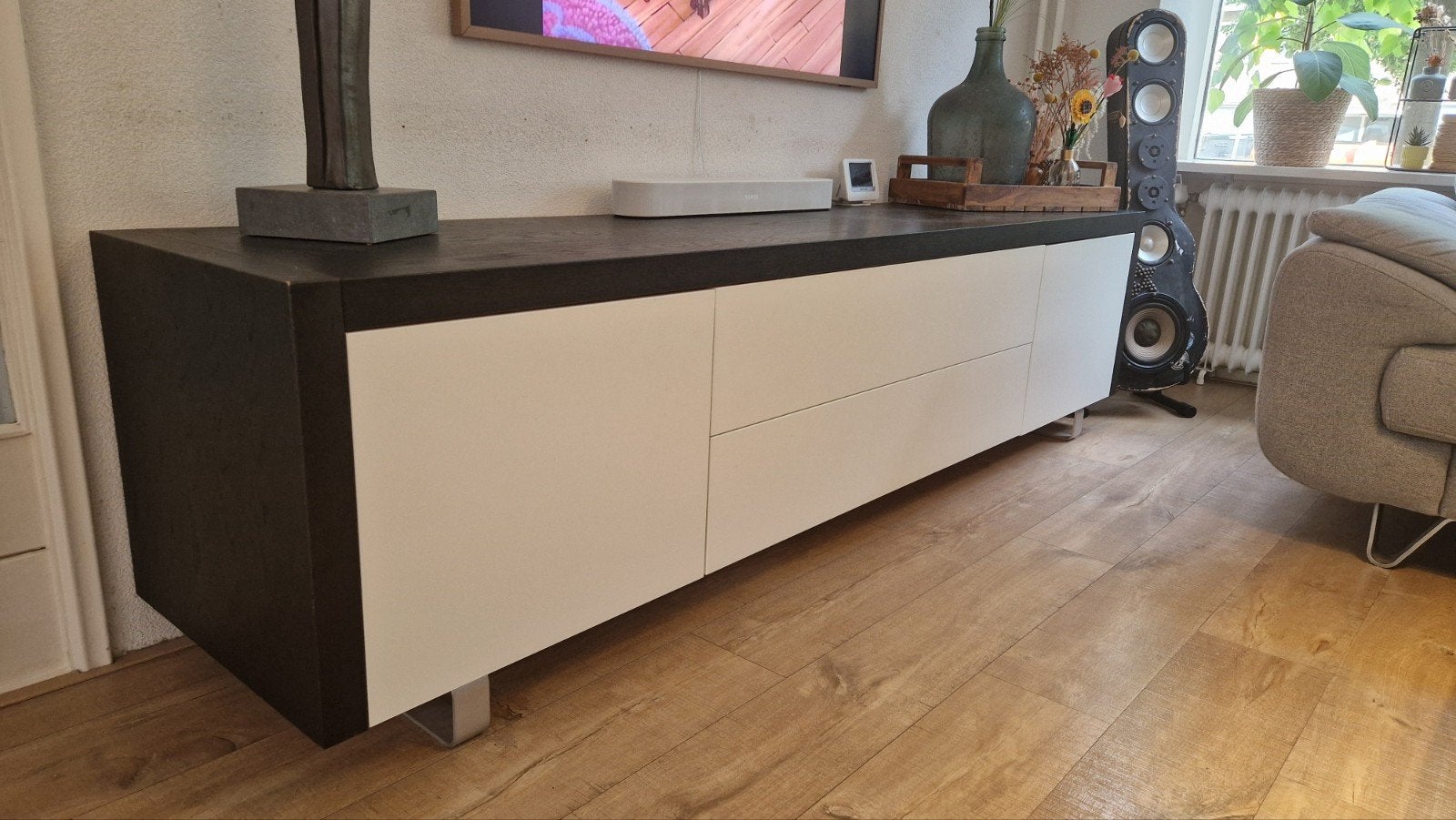 Dressoir Milano, Ophalen, Gebruikt, 200 cm of meer, Met lade(s)