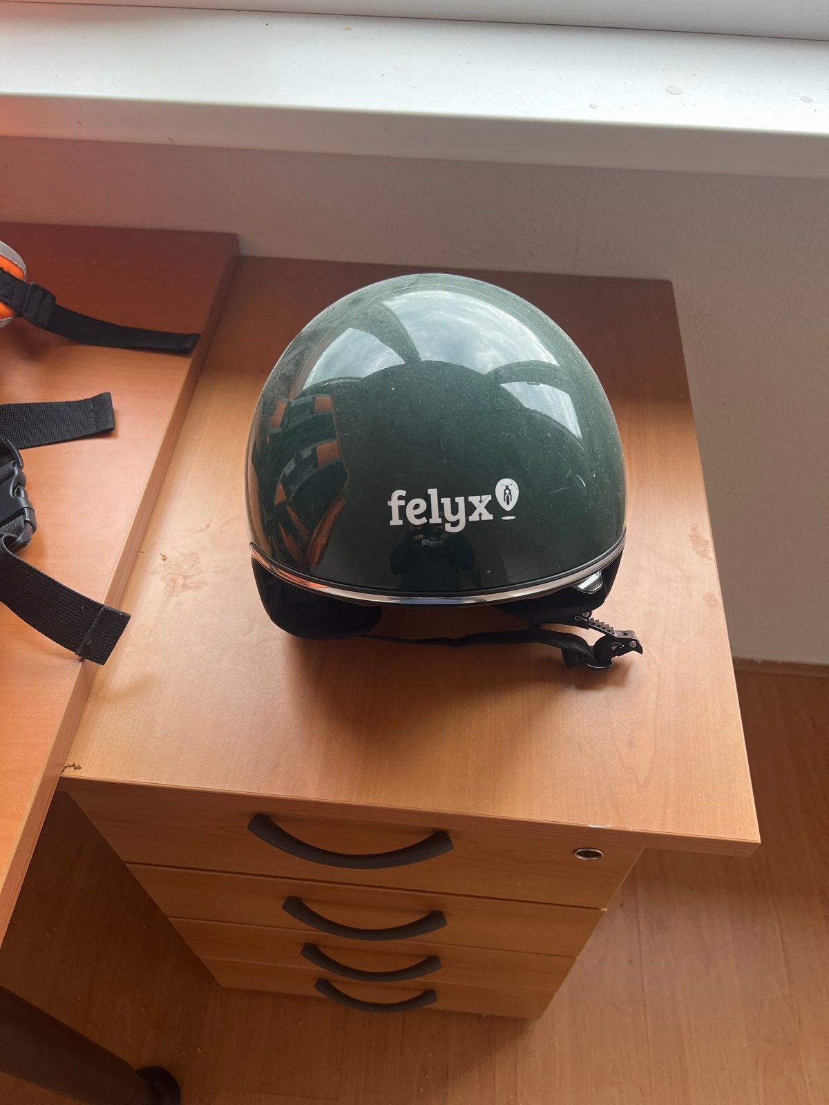 Felyx helm - Groen - Maat L, Fietsen en Brommers, Verzenden, Gebruikt, Large