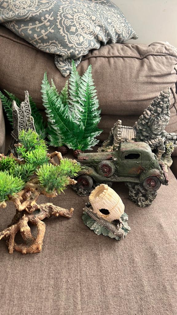 Ornamenten aquarium/terrarium, Ophalen, Zo goed als nieuw