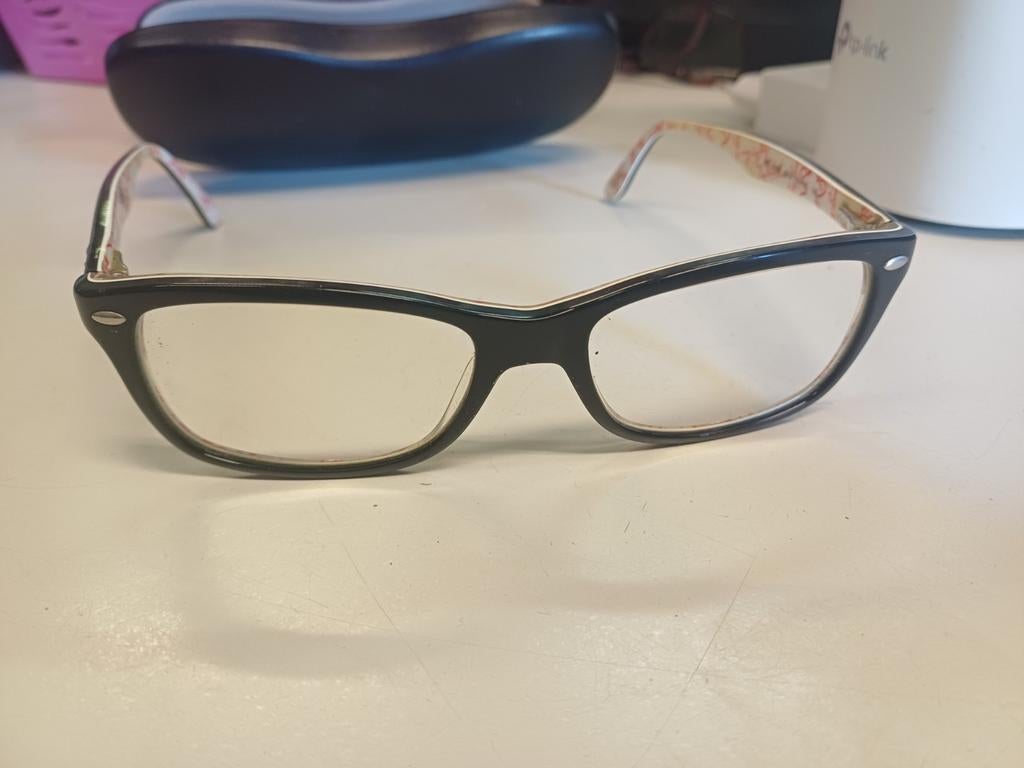 Ray-Ban RB5228 Bril - Zwart met speelse pootjes, Ophalen of Verzenden, Zwart, Bril, Ray-Ban