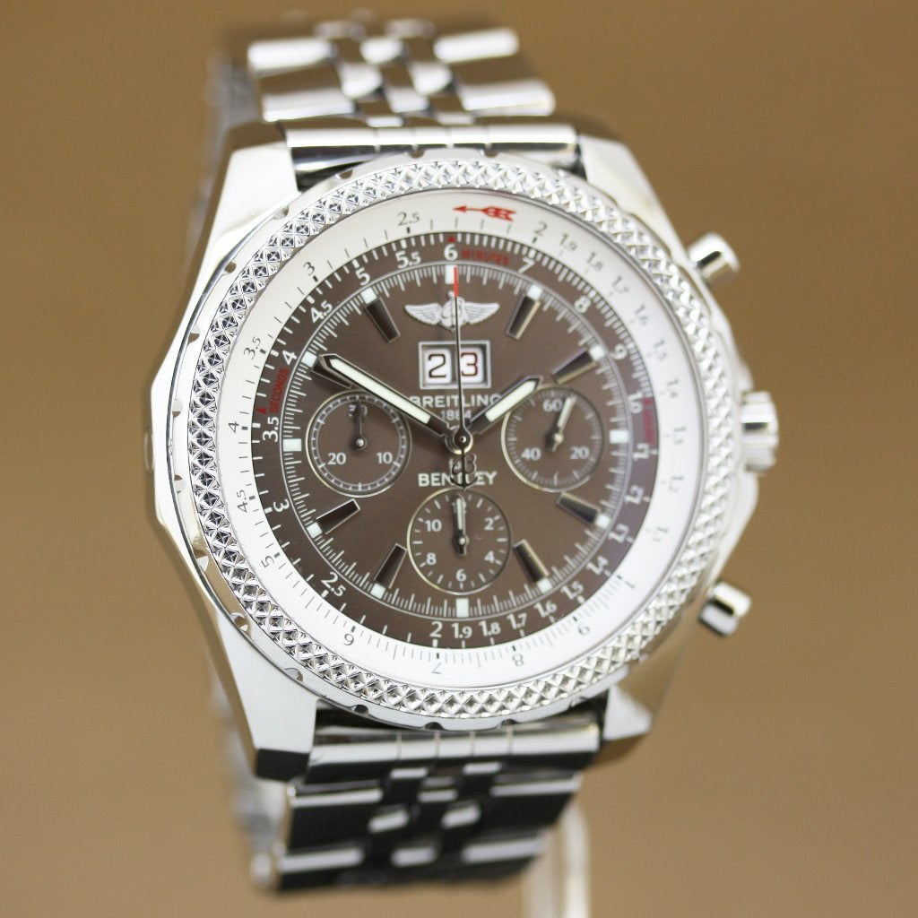 Breitling for Bentley 6.75 A44362 Brons D&P, Staal, Gebruikt, Staal, Breitling