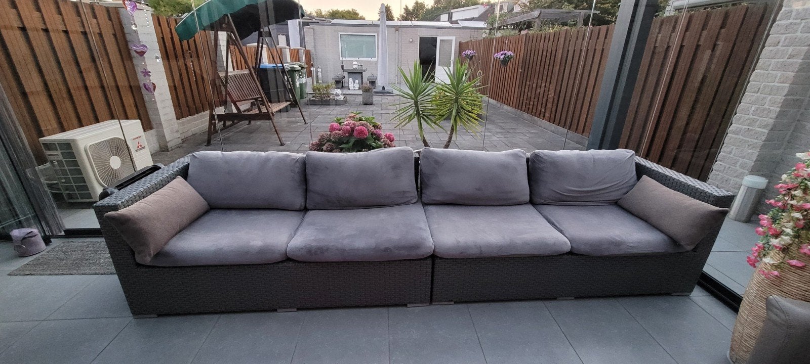 lounge-kussens, Tuin en Terras, Tuinsets en Loungesets, Ophalen, Gebruikt, Loungeset, Overige materialen