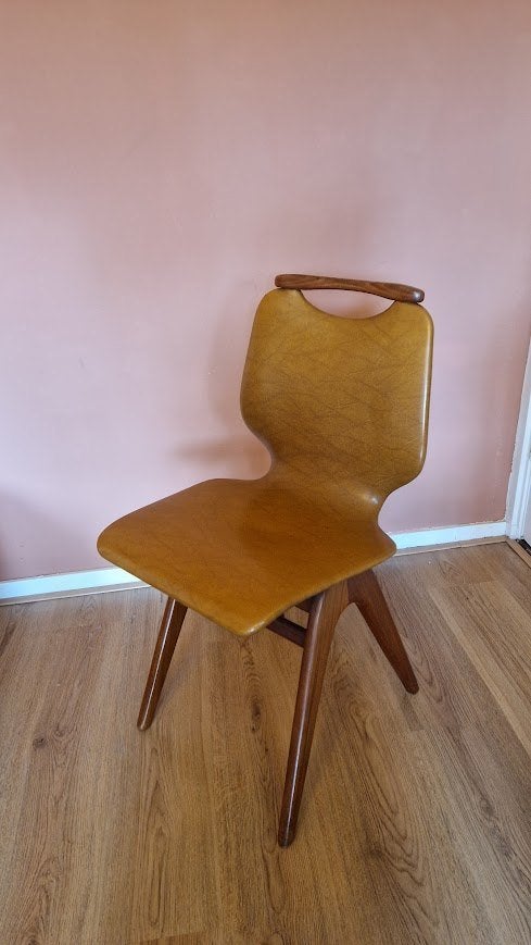 Louis van Teeffelen Wébé Stoel Mid-Century Dutch Design, Ophalen