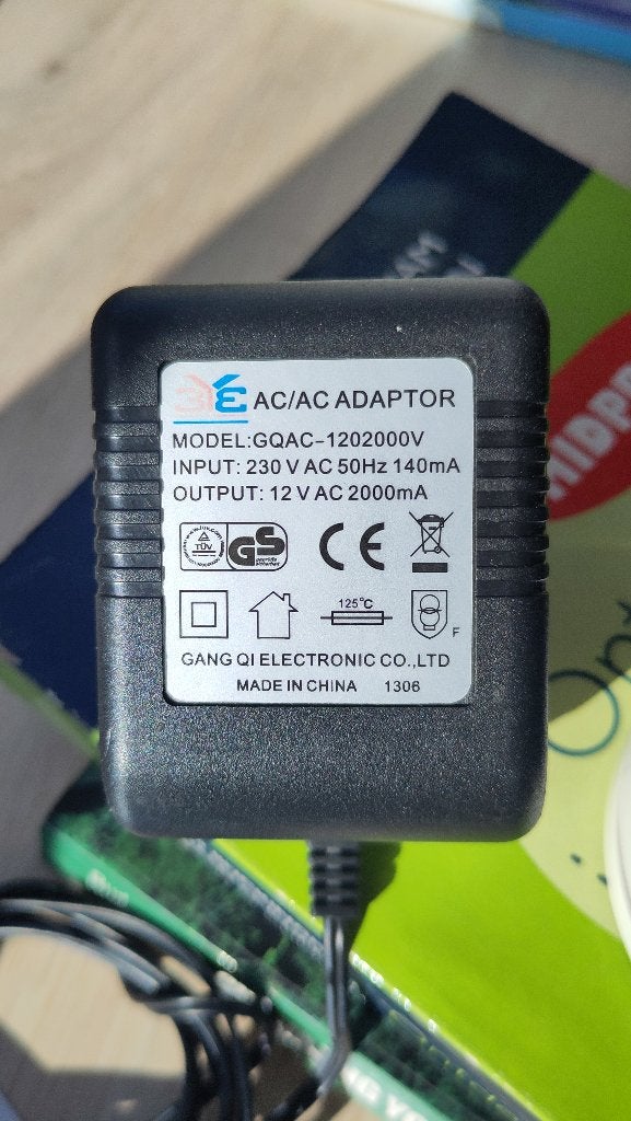 Adapter 12V 2A AC-AC, Ophalen, Gebruikt, Overige typen