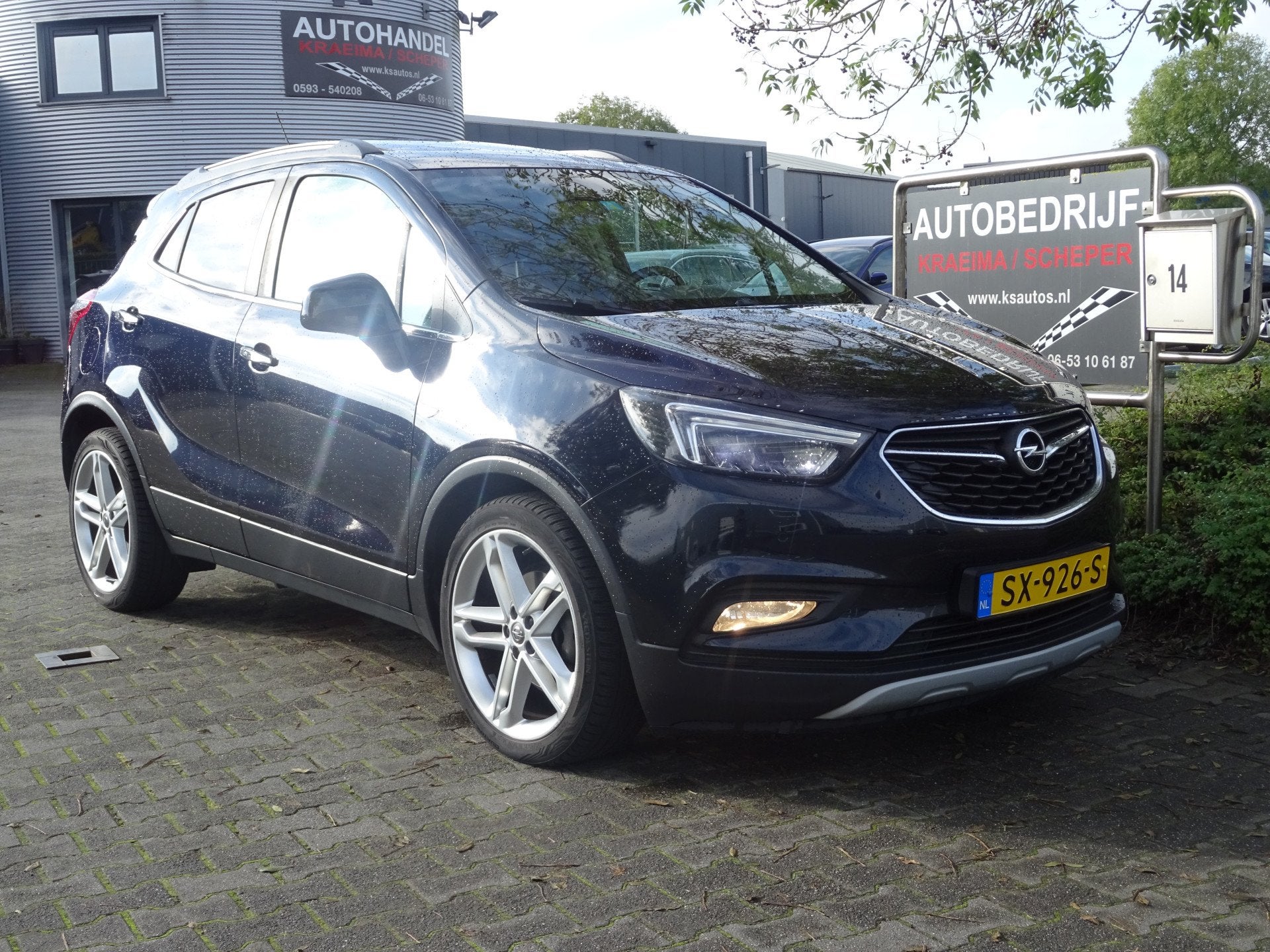 Opel Mokka X 1.4 Turbo Innovation Autom. (bj 2018), 15 km/l, Gebruikt, Euro 6, Blauw