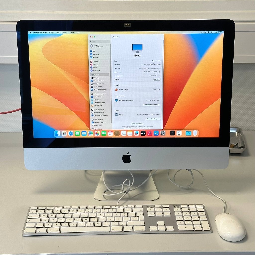 Apple iMac "Core i5" 21.5-Inch (Mid-2017), Gebruikt, 2 tot 3 Ghz, IMac, 8 GB