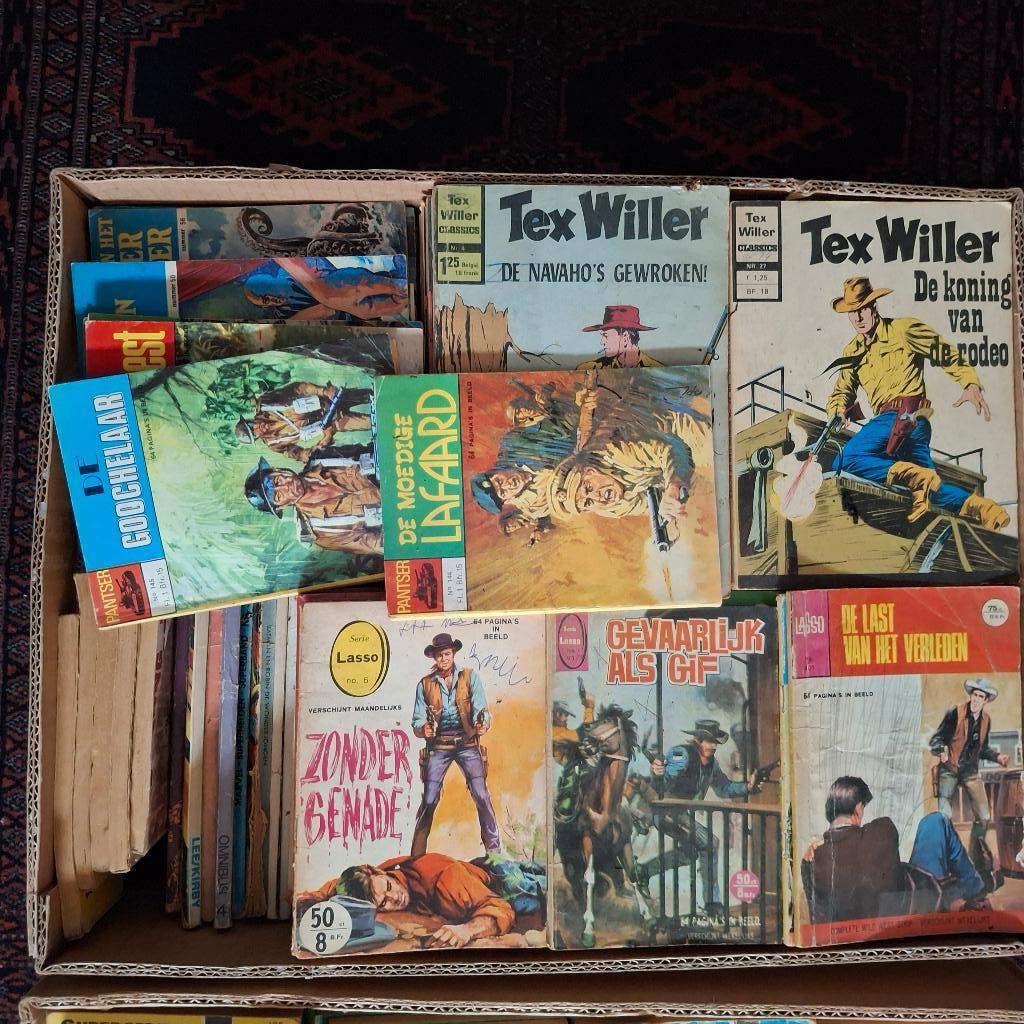 600 strip pockets – Tex Willer e.a., Boeken, Strips | Comics, Gelezen, Meerdere comics, Europa, Ophalen