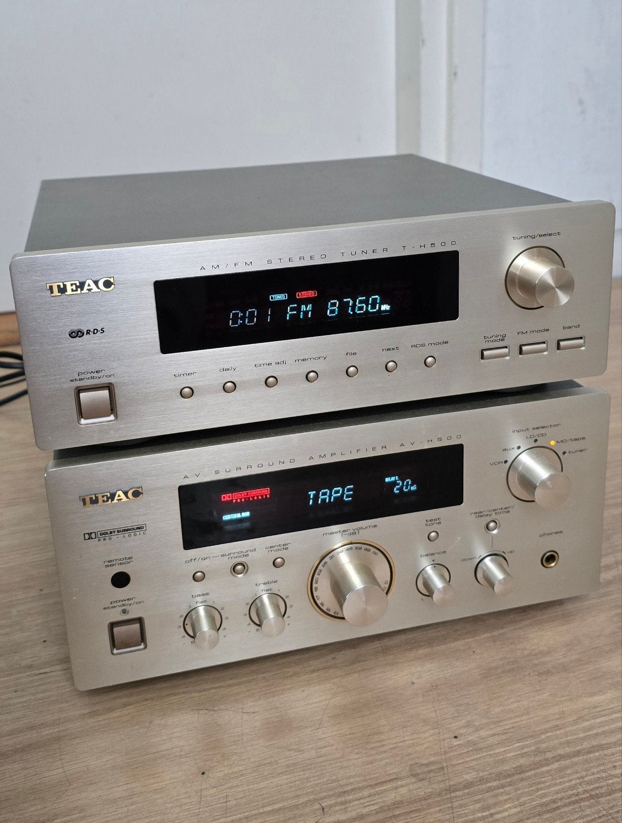 Teac AV-H500 Versterker en T-H500 Tuner Set, Ophalen of Verzenden