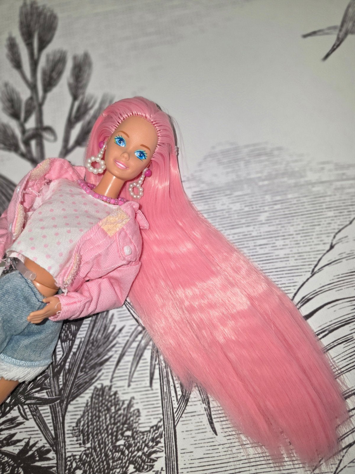Unieke western fun Barbie haar opnieuw geworteld!, Ophalen of Verzenden, Zo goed als nieuw, Pop