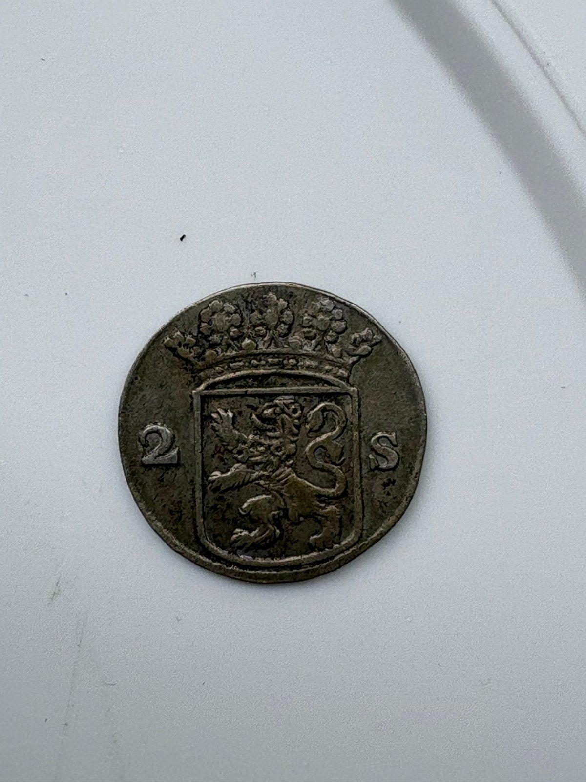 2 stuiverstuk zilver, Ophalen of Verzenden, Overige landen, Zilver