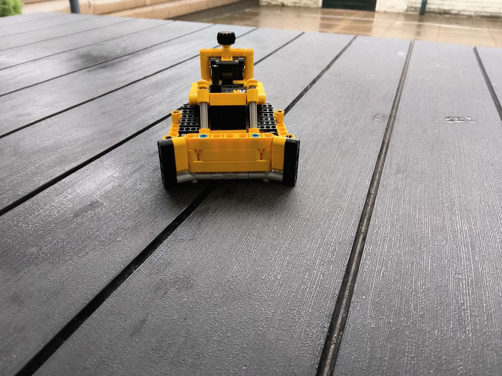 Lego Technic Bulldozer (geel), Ophalen of Verzenden, Zo goed als nieuw, Overige merken