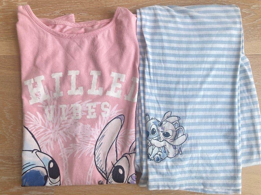 Roze pyjama Stitch van Primark mt. 158, Nacht- of Onderkleding, Gebruikt, Meisje, Ophalen of Verzenden