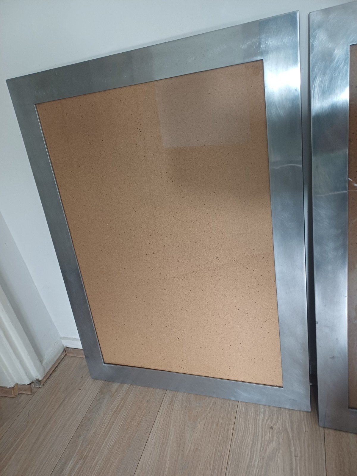 2x RVS lijsten 79x59 cm met lichte aanslag - IKEA, Ophalen