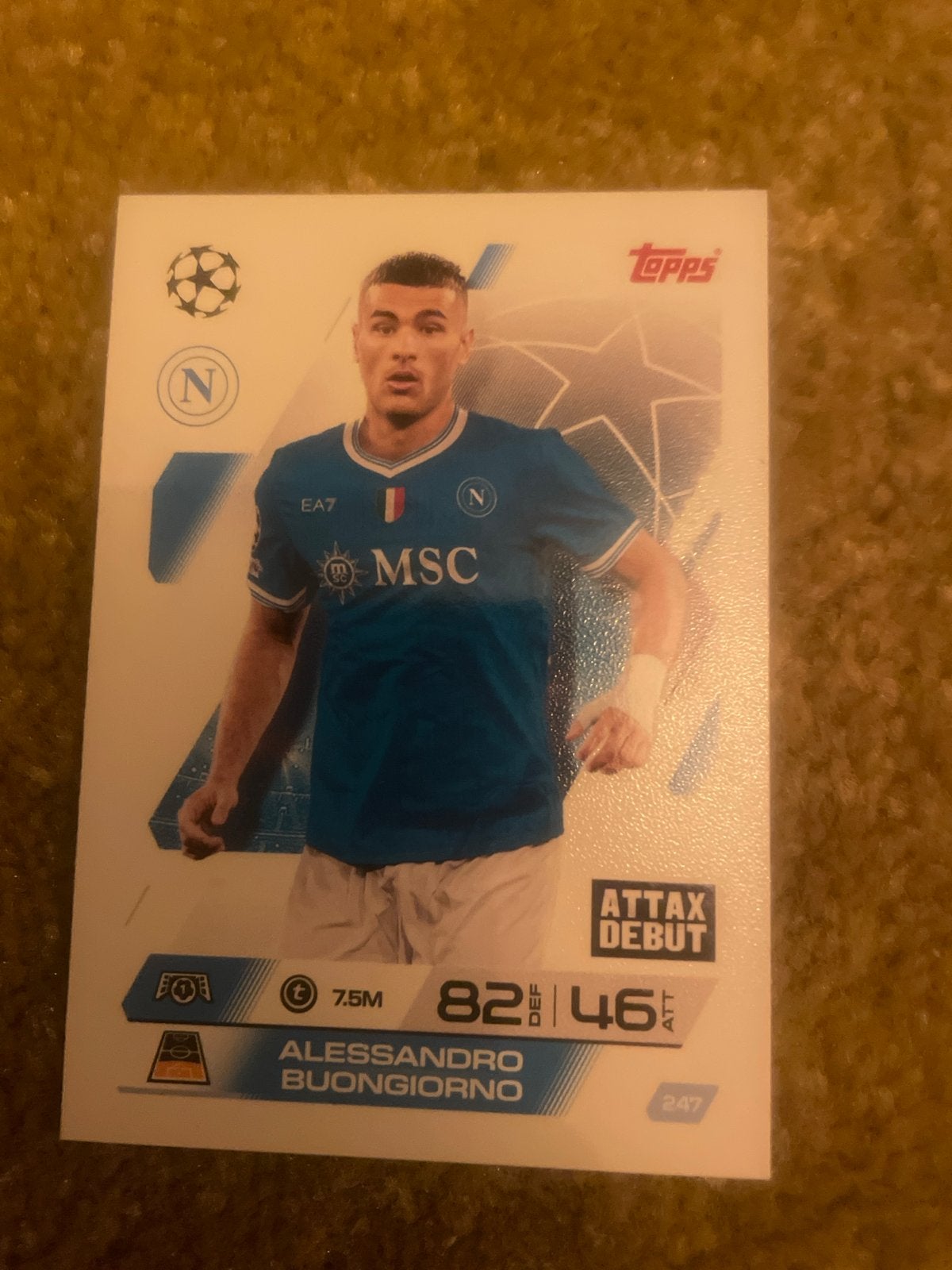 Alessandro Buongiorno Topps Match Attax Champions League, Verzamelen, Ophalen of Verzenden, Zo goed als nieuw, Buitenlandse clubs