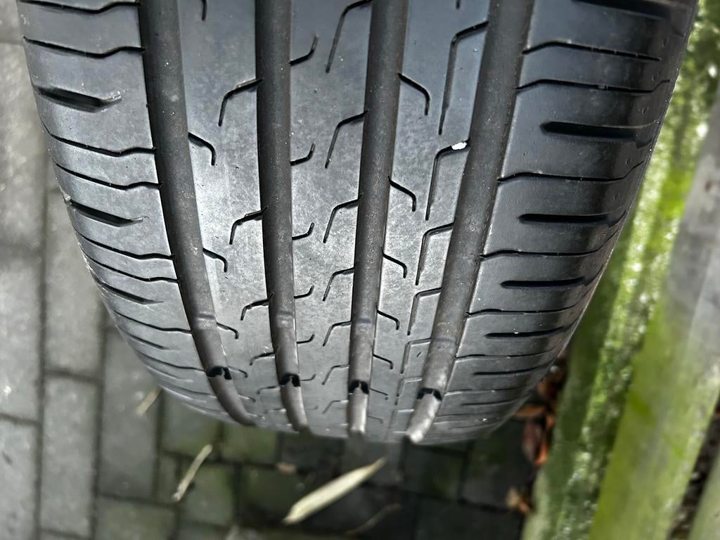 Continental Ecocontact 6 zomerbanden 215/55 R17 (4 stuks), Auto-onderdelen, Banden en Velgen, Ophalen, 17 inch, Band(en), Personenwagen