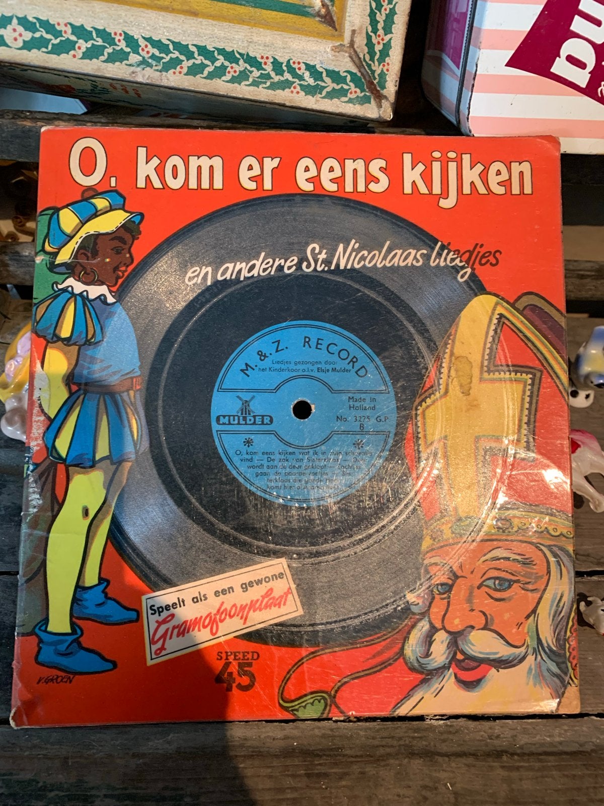 Oud sinterklaas boek / single, T, Ophalen of Verzenden, Zo goed als nieuw, N
