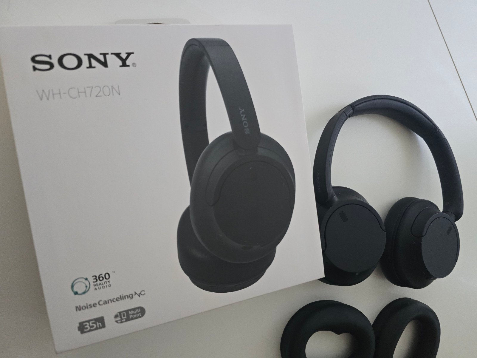 Sony WH-CH720N Over ear headphone ( WH 720N), Zo goed als nieuw, Draadloos, Sony, Op oor (supra aural)