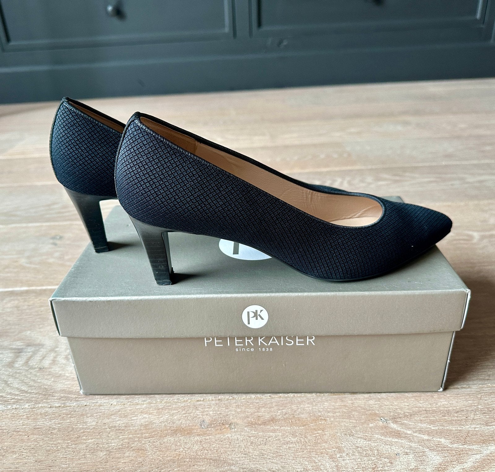 Peter Kaiser - zwarte pumps - maat 6,5, Kleding | Dames, Schoenen, Ophalen of Verzenden, Gedragen, Zwart, Pumps