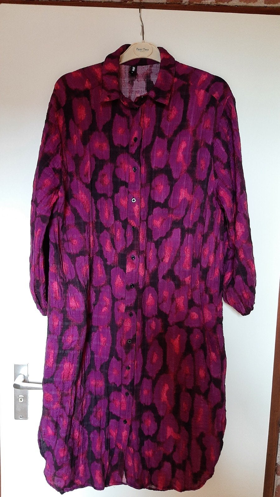SUPER LEUKE PAARS/ROZE/ZWARTE EKSEPT SHOEBY JURK/TUNIEK M/L, Overige kleuren, Blouse of Tuniek, EKSEPT SHOEBY, Ophalen of Verzenden
