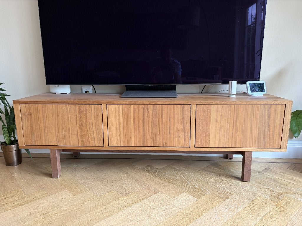 IKEA Stockholm tv-meubel, Huis en Inrichting, Ophalen, 150 tot 200 cm, Zo goed als nieuw, Minder dan 100 cm