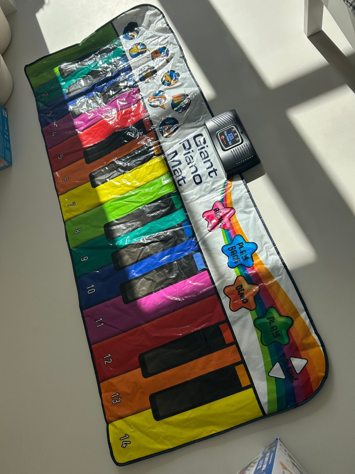 N-Gear Giant Piano Mat XXL - Muziek speelkleed, Kinderen en Baby's, Speelgoed | Babyspeelgoed, Ophalen of Verzenden, Zo goed als nieuw