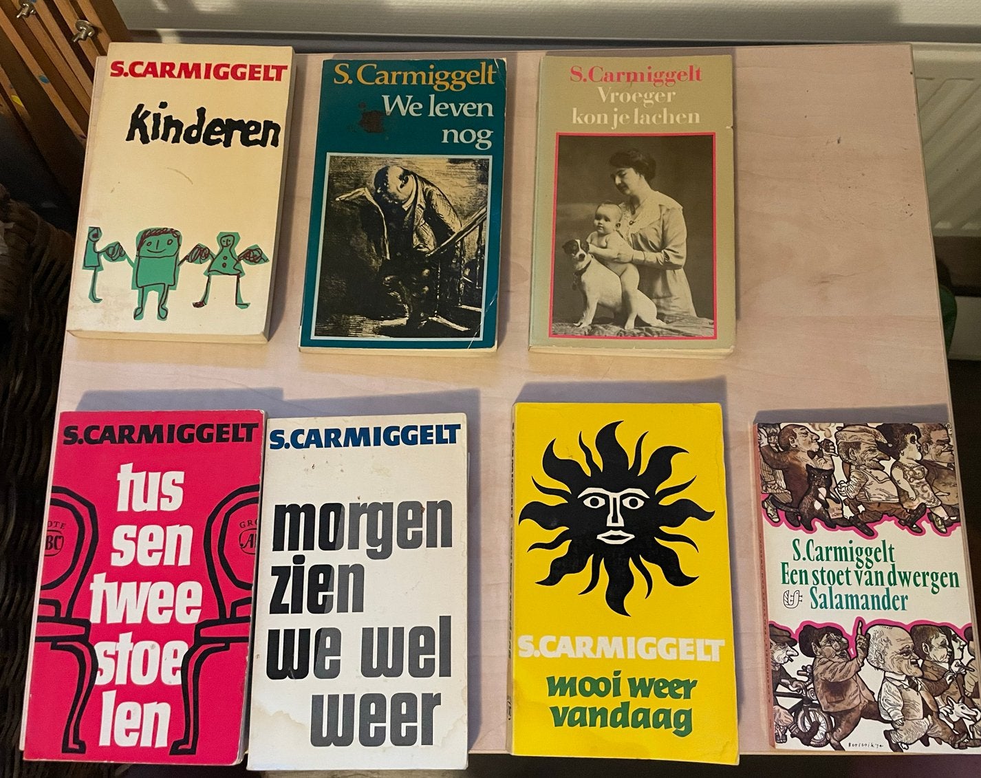 S. Carmiggelt Boeken Collectie - 7 Stuks, Ophalen of Verzenden, Gelezen, Nederland