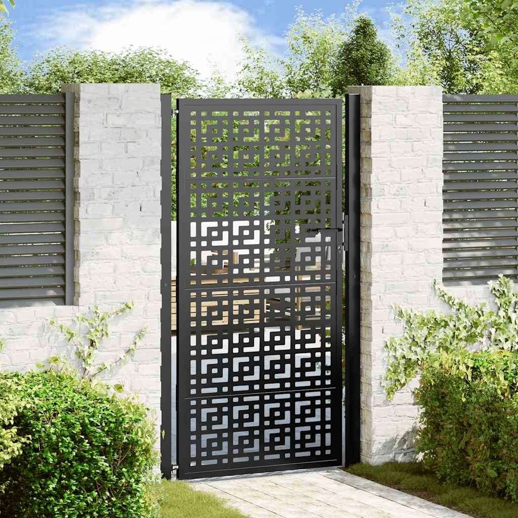 IJzeren tuinpoort tuinhek poort zwart 100x100 GRATIS BEZORG, Tuin en Terras, Verzenden, 100 tot 150 cm, Nieuw, Nvt