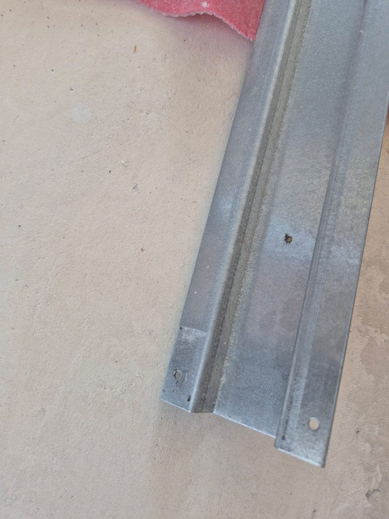 Metal frame gips muur, Ophalen, Gebruikt, Aluminium