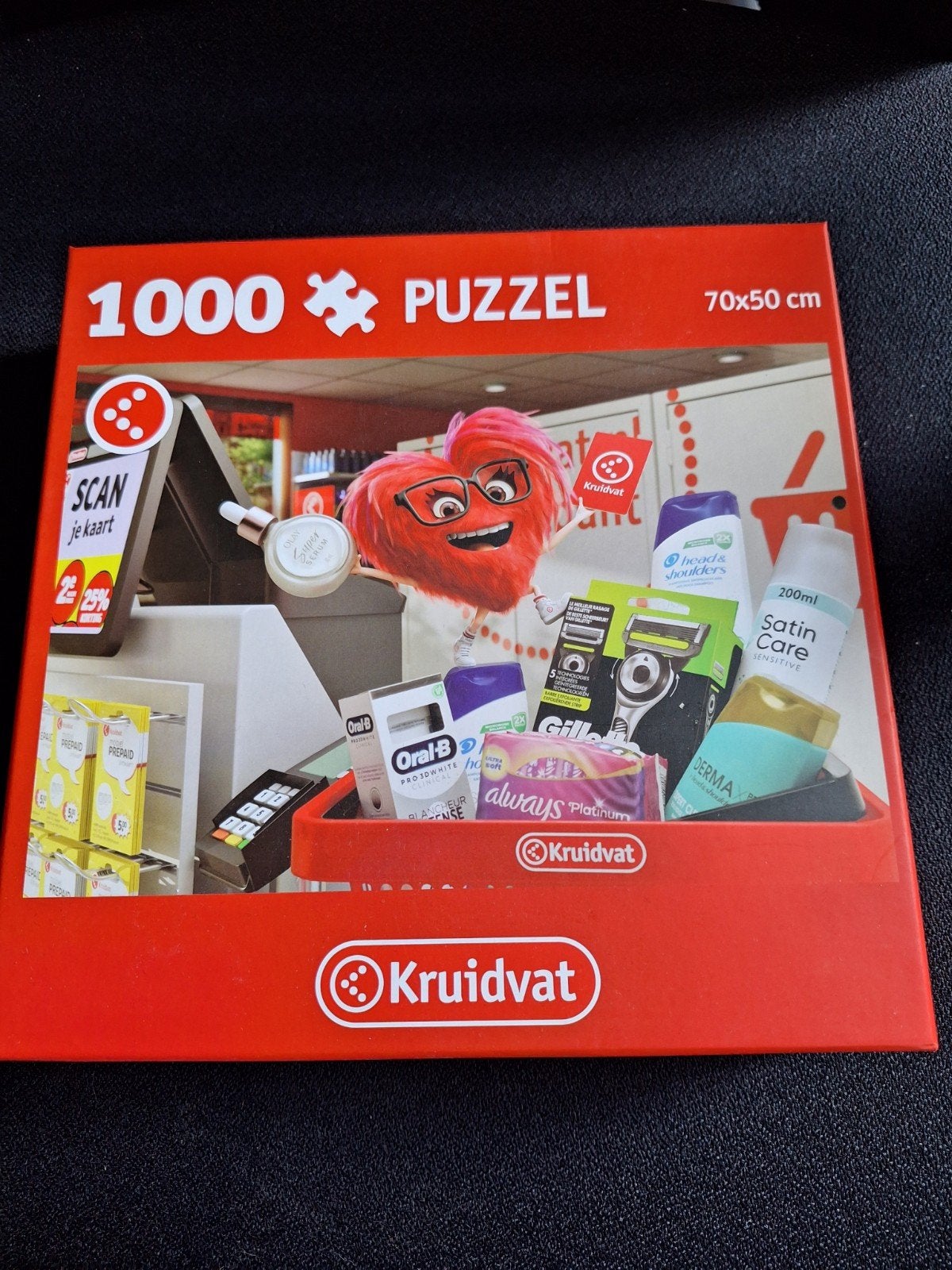 Kruidvat puzzel 1000 stukjes, Ophalen of Verzenden, 500 t/m 1500 stukjes, Zo goed als nieuw, Legpuzzel