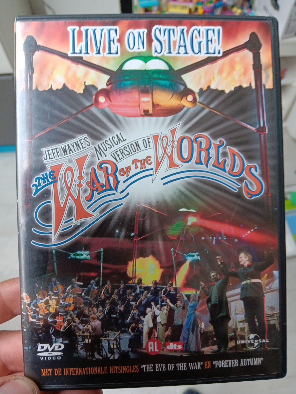 Jeff waynes War of the worlds dvd nieuw, Ophalen of Verzenden, Zo goed als nieuw, 12 inch, Disco