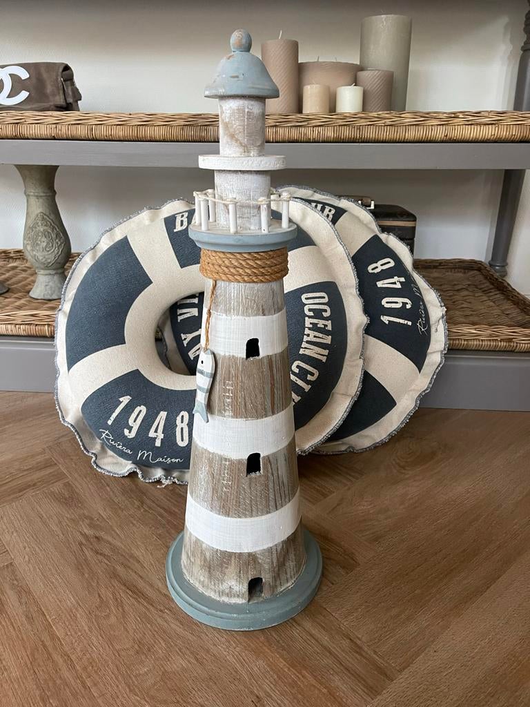 Riviera Maison en J-line set decoratie, Huis en Inrichting, Hout, Nieuw, Ophalen of Verzenden, Landelijk